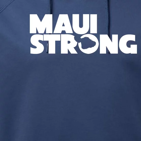 Maui Strong Hawaii Wildfire Performance Fleece Hoodie