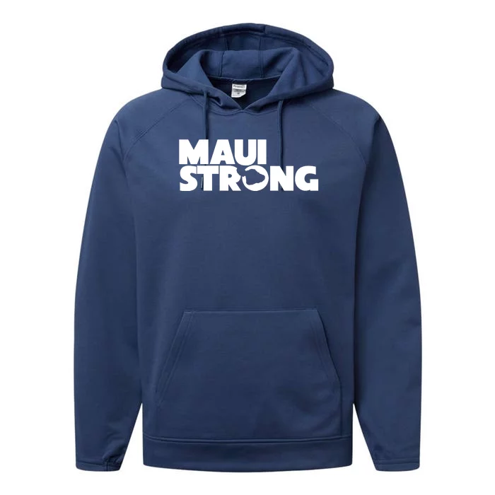 Maui Strong Hawaii Wildfire Performance Fleece Hoodie