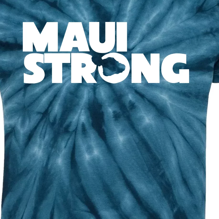 Maui Strong Hawaii Wildfire Kids Tie-Dye T-Shirt