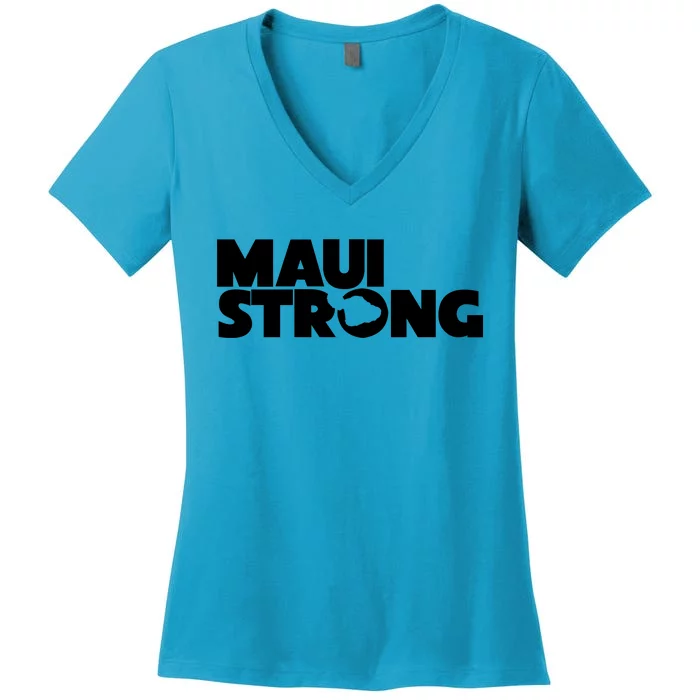 Maui Strong Hawaii Wildfire Women's V-Neck T-Shirt