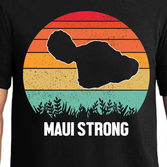 Maui Strong Hawaii Wildfire Sunset Pajama Set