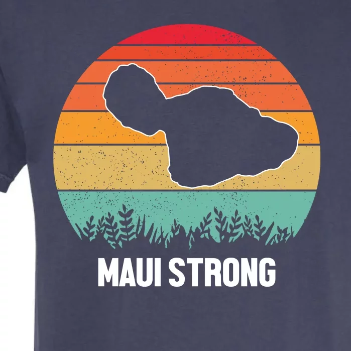 Maui Strong Hawaii Wildfire Sunset Garment-Dyed Heavyweight T-Shirt