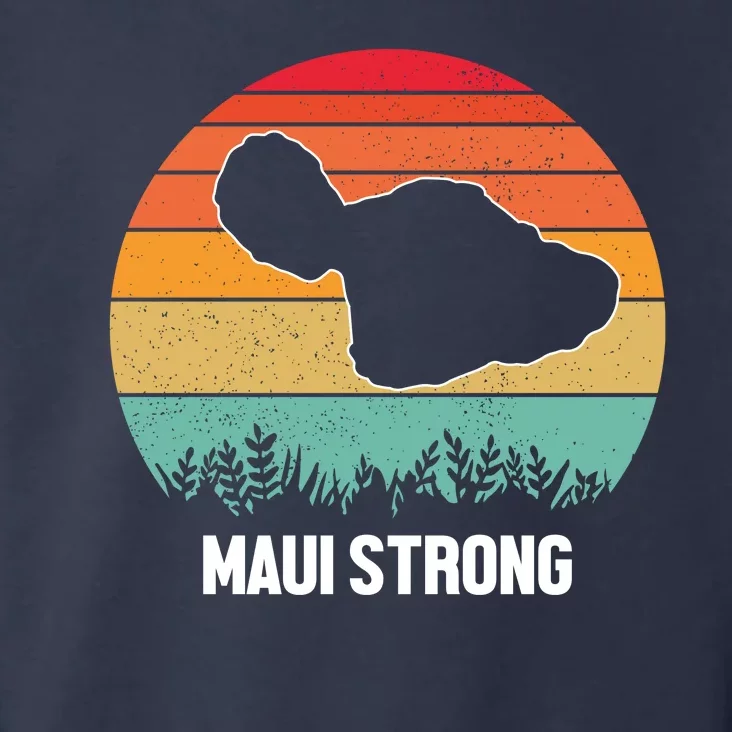 Maui Strong Hawaii Wildfire Sunset Toddler Hoodie