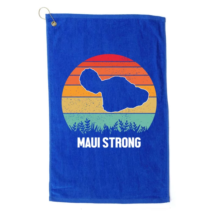 Maui Strong Hawaii Wildfire Sunset Platinum Collection Golf Towel