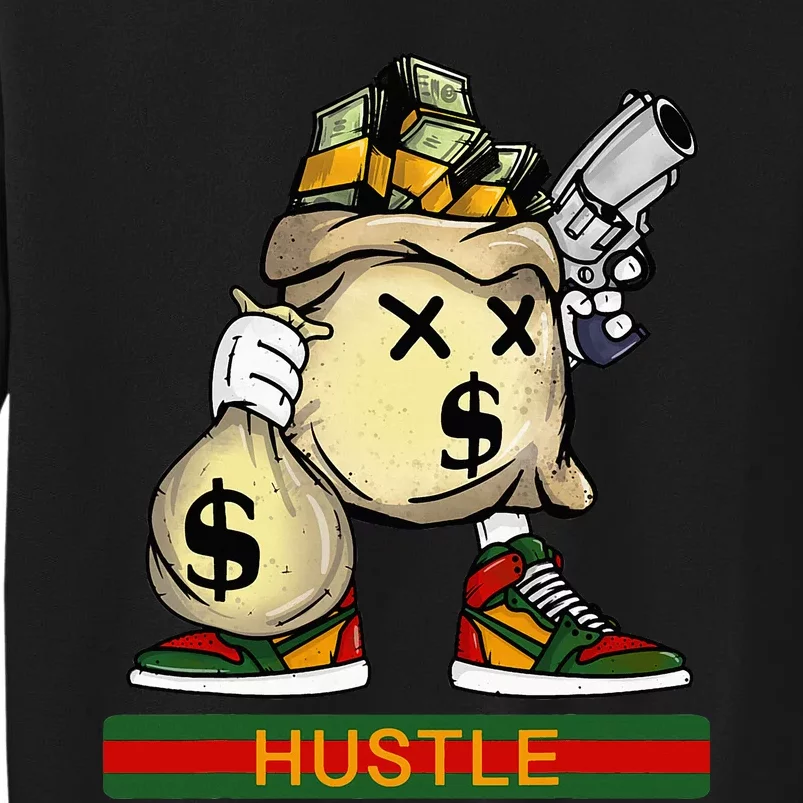 Money Stacks Hustle Wall Street Hip Hop Rap Lover Gift Tall Sweatshirt