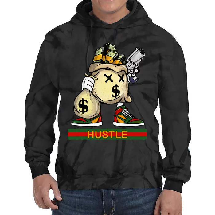 Money Stacks Hustle Wall Street Hip Hop Rap Lover Gift Tie Dye Hoodie