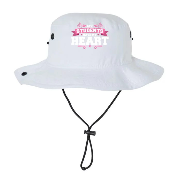 My Students Have My Heart Tearcher And Students Meaningful Gift Legacy Cool Fit Booney Bucket Hat