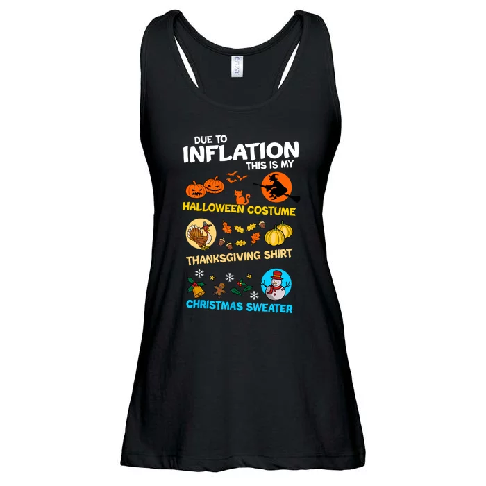 My Spooky Halloween Thanksgiving Ugly Christmas Costume Ladies Essential Flowy Tank