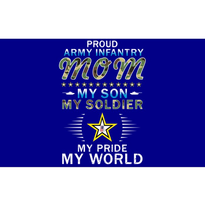 My Son Is A Soldier Hero Proud Army Infantry Mom Gift Bumper Sticker