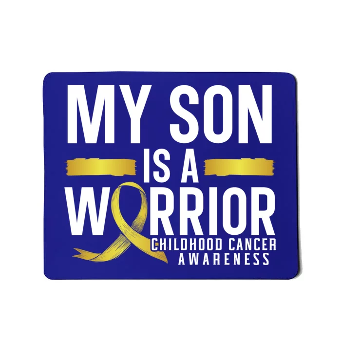 My Son Is A Warrior Hood Cancer Awareness Supporter Gift Mousepad