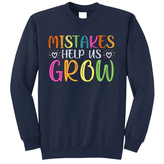 Motivational Slogan Inspirational Math Teacher Colorful Typography Tall Sweatshirt