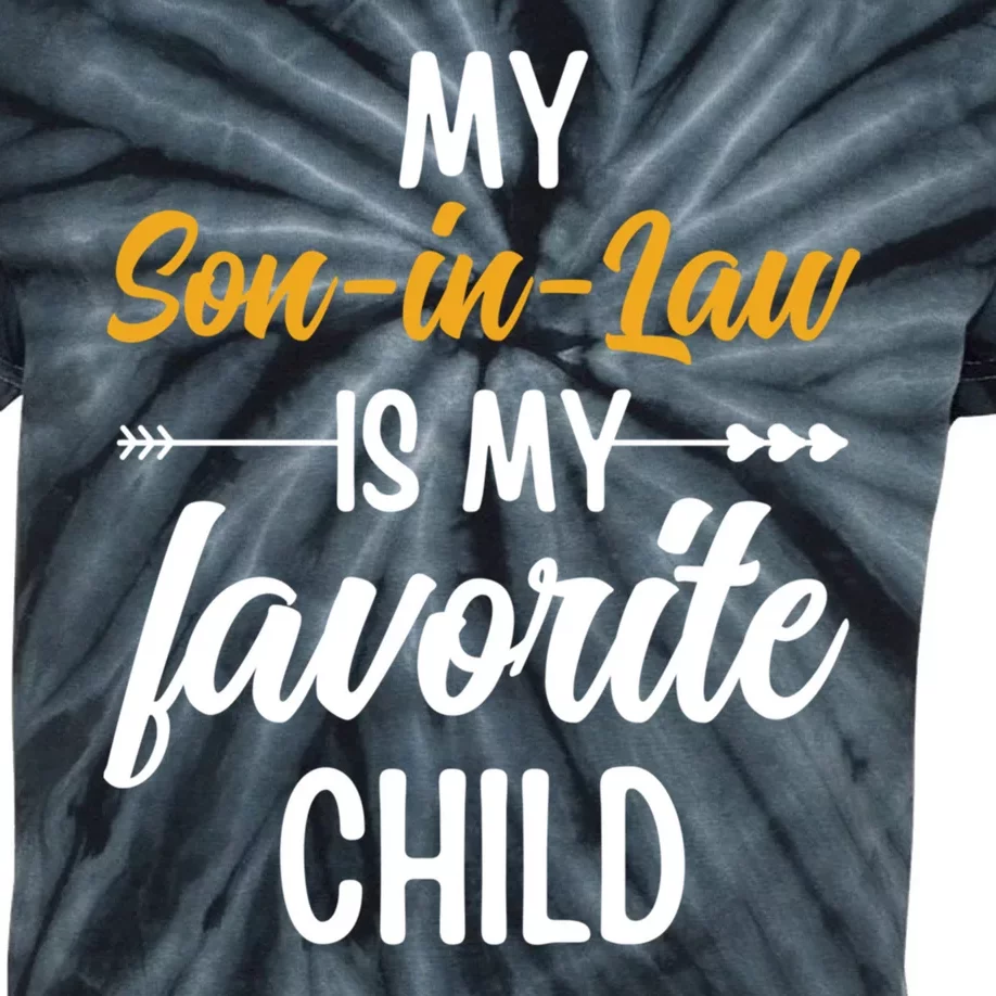 My Son In Law Is My Favorite Child Family Kids Tie-Dye T-Shirt