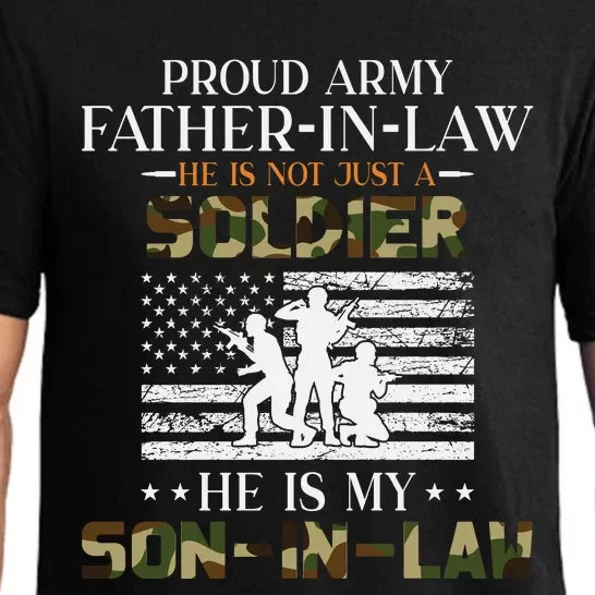 My Son In Law Is A Soldier Hero Proud Army Father In Law Pajama Set