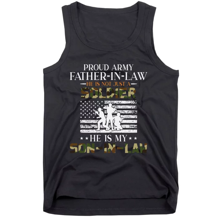 My Son In Law Is A Soldier Hero Proud Army Father In Law Tank Top ...