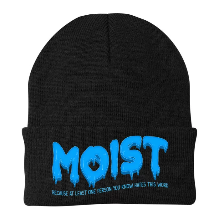 Moist Sarcastic Inappropriate Knit Cap Winter Beanie