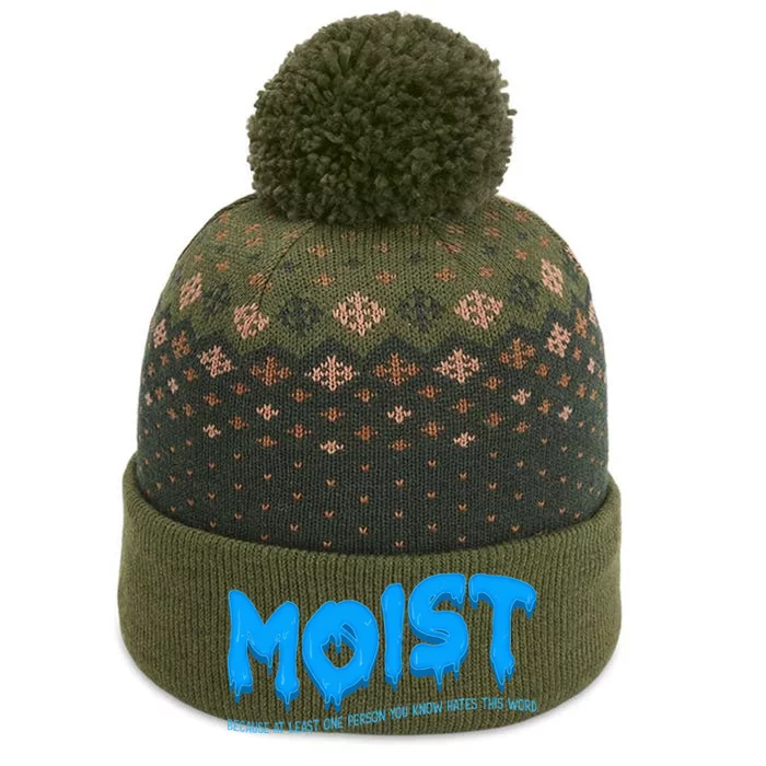 Moist Sarcastic Inappropriate The Baniff Cuffed Pom Beanie