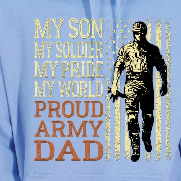 My Son Is A Soldier Hero Proud Army Dad Us Military Father Funny Gift Unisex Surf Hoodie