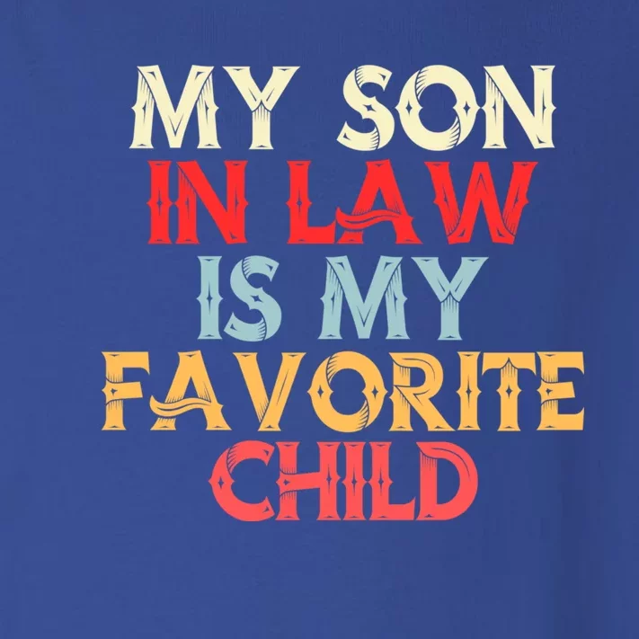 My Son In Law Is My Favorite Child Retro Toddler Long Sleeve Shirt