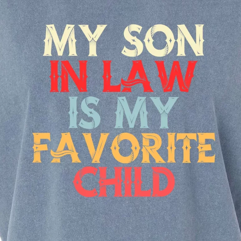 My Son In Law Is My Favorite Child Retro Garment-Dyed Women's Muscle Tee