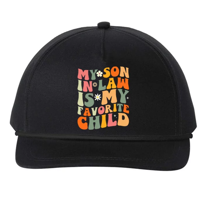 My Son In Law Is My Favorite Child Snapback Five-Panel Rope Hat