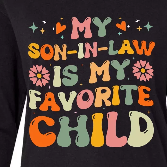 My Son In Law Is My Favorite Child Mom Womens Cotton Relaxed Long Sleeve T-Shirt