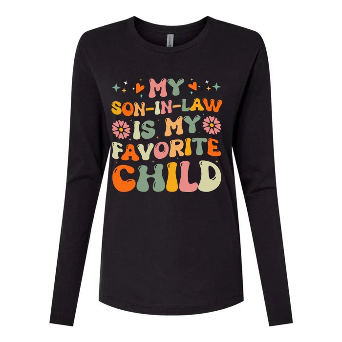 My Son In Law Is My Favorite Child Mom Womens Cotton Relaxed Long Sleeve T-Shirt