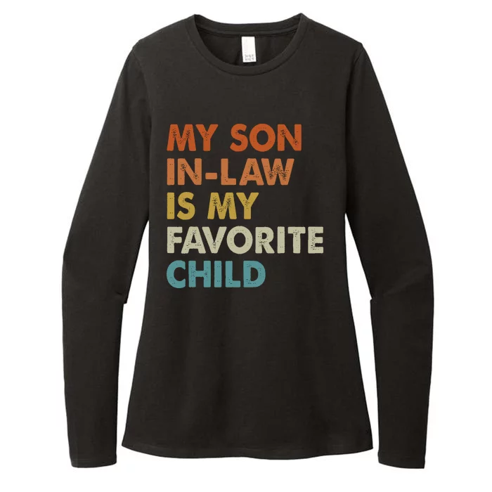 MY SON INLAW IS MY FAVORITE CHILD Womens CVC Long Sleeve Shirt