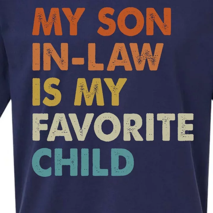 MY SON INLAW IS MY FAVORITE CHILD Sueded Cloud Jersey T-Shirt