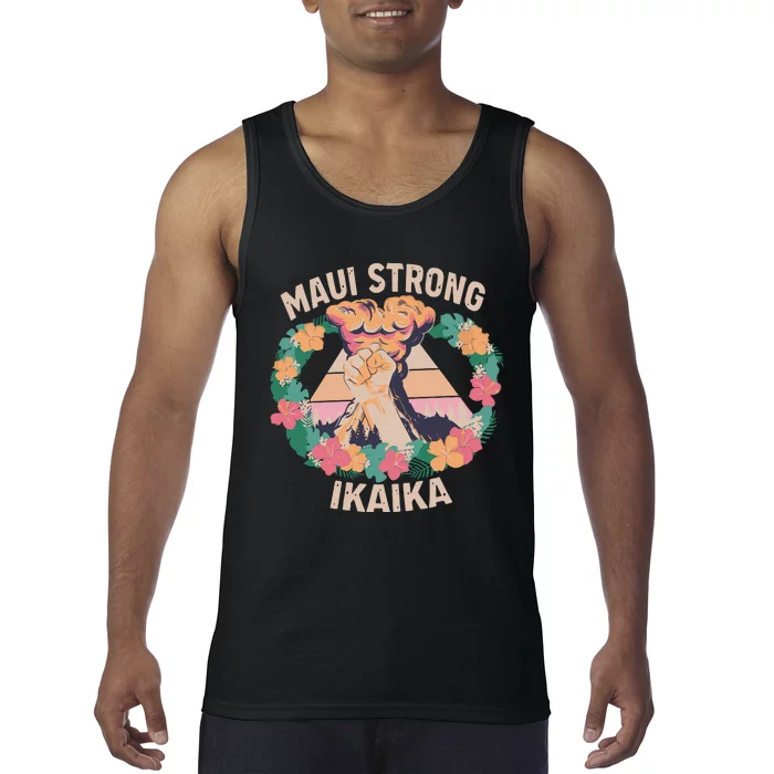 Maui Strong Ikaika Support Maui Fire Victim Tank Top