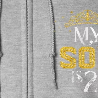 My Son Is 21 Years Old 2002 21st Birthday Gifts Full Zip Hoodie