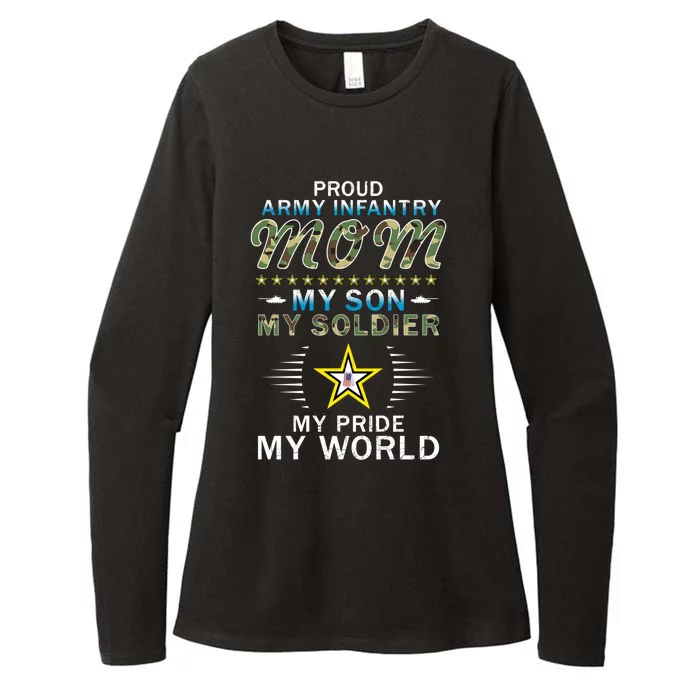 My Son Is A Soldier Hero Proud Army Infantry Mom Funny Gift Womens CVC Long Sleeve Shirt