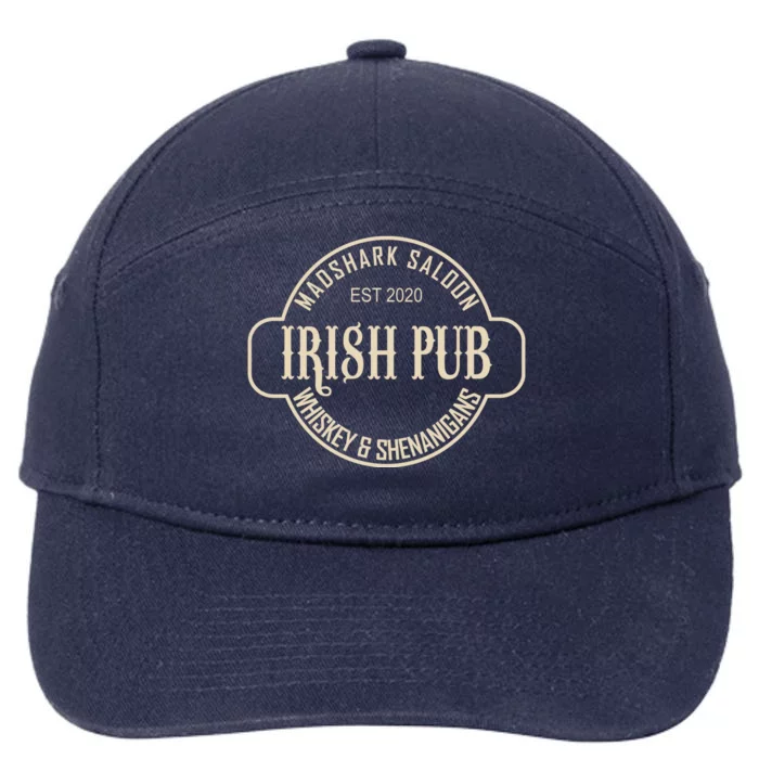 Madshark Saloon Irish Pub Whiskey & Shenanigans 7-Panel Snapback Hat