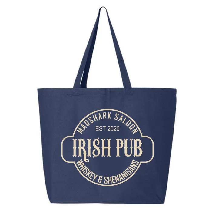 Madshark Saloon Irish Pub Whiskey & Shenanigans 25L Jumbo Tote