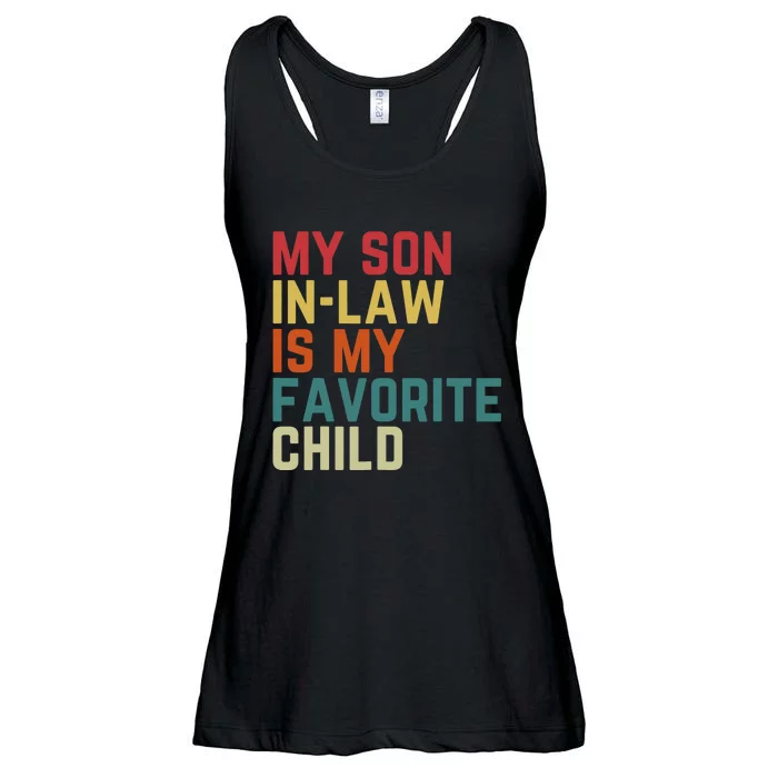 My SonInLaw Is My Favorite Child Family Humor Dad Mom Ladies Essential Flowy Tank