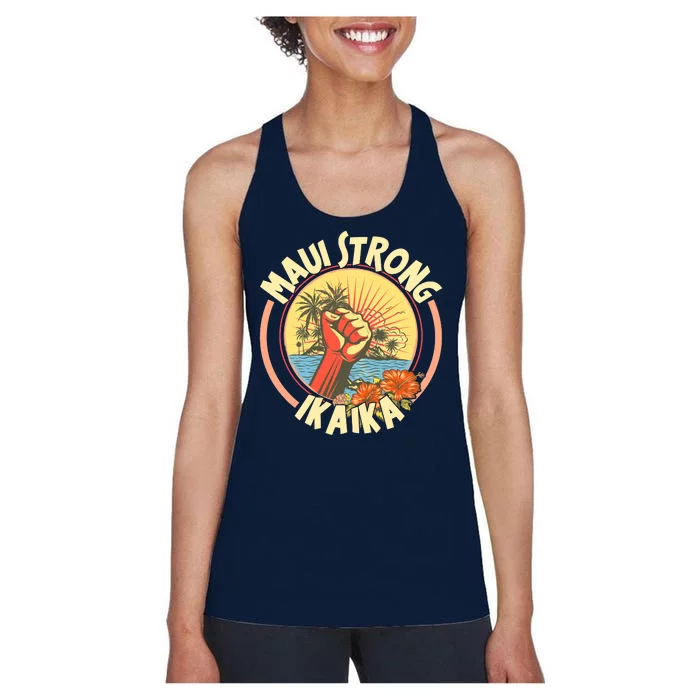 Maui Strong Ikaika Hawaii Women's Racerback Tank