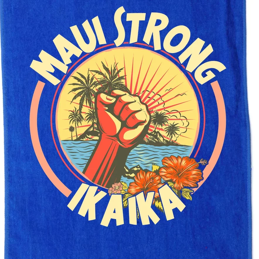 Maui Strong Ikaika Hawaii Platinum Collection Golf Towel