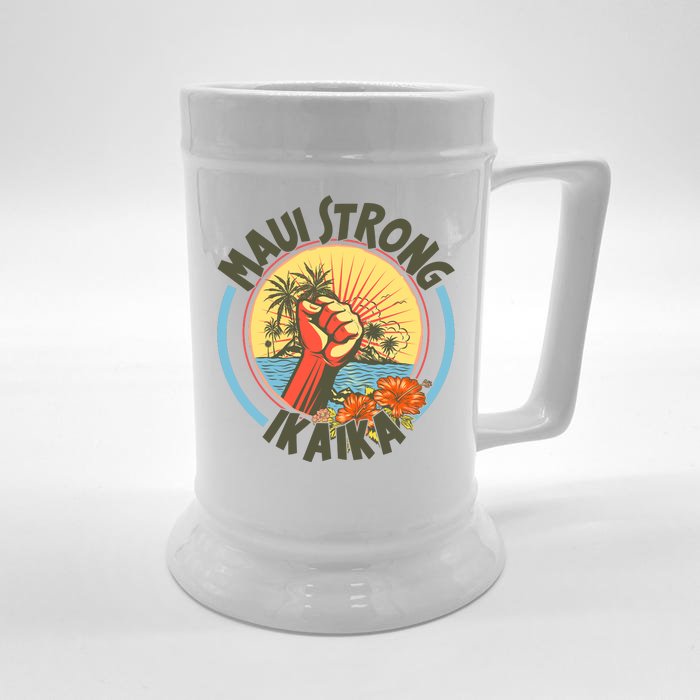 Maui Strong Ikaika Hawaii Front & Back Beer Stein