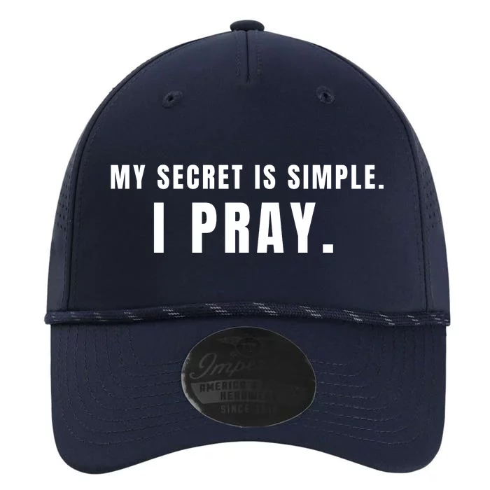 My Secret Is Simple I Pray Performance The Dyno Cap