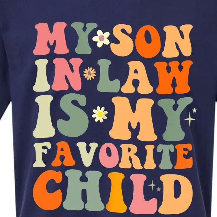 My Son In Law Is My Favorite Child Funny Family Humor Retro Sueded Cloud Jersey T-Shirt