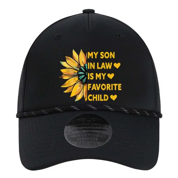 My Son In Law Is My Favorite Child Family Sunflower Design Performance The Dyno Cap