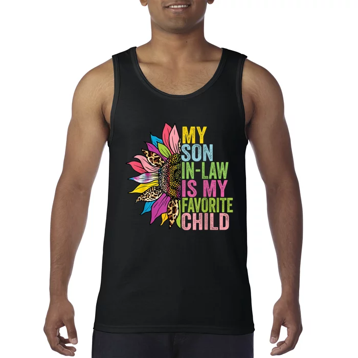 My Son In Law Is My Favorite Child Sunflower Tank Top