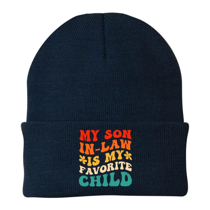 My Son In Law Is My Favorite Child Hilarious Family Knit Cap Winter Beanie