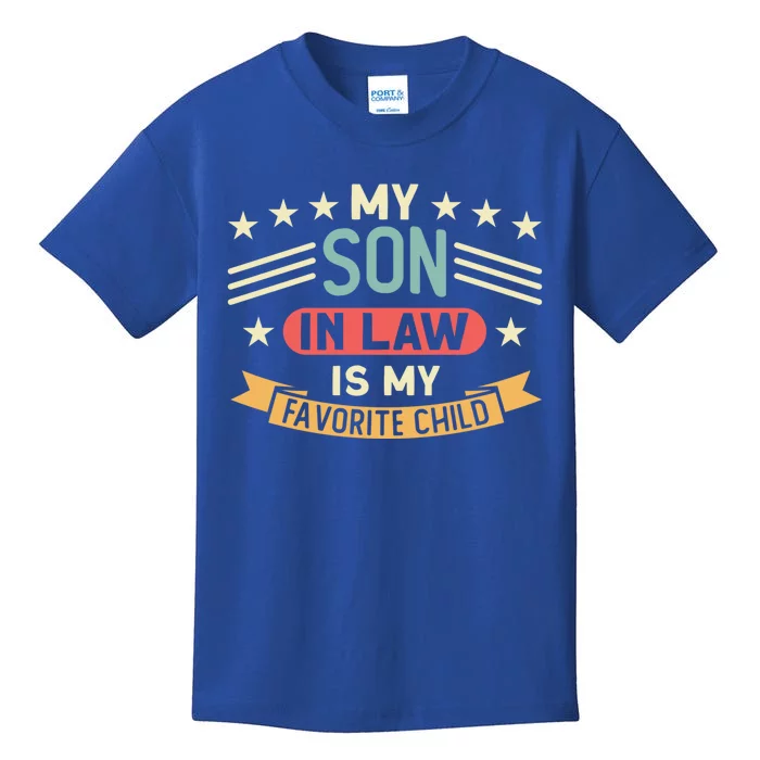 My Son In Law Is My Favorite Family Gift Kids T-Shirt