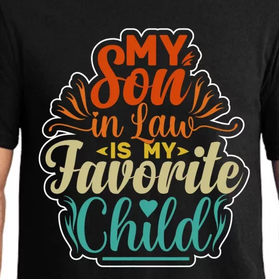 My Son In Law Is My Favorite Child Funny Family Humor Retro Pajama Set