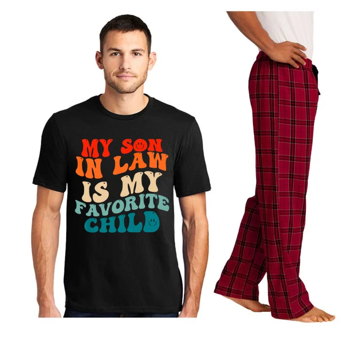 My Son In Law Is My Favorite Child Funny Family Humor Groovy Pajama Set