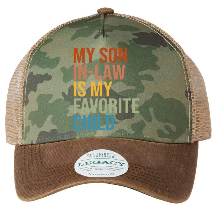 My Son In Law Is My Favorite Child Funny Gift Legacy Tie Dye Trucker Hat