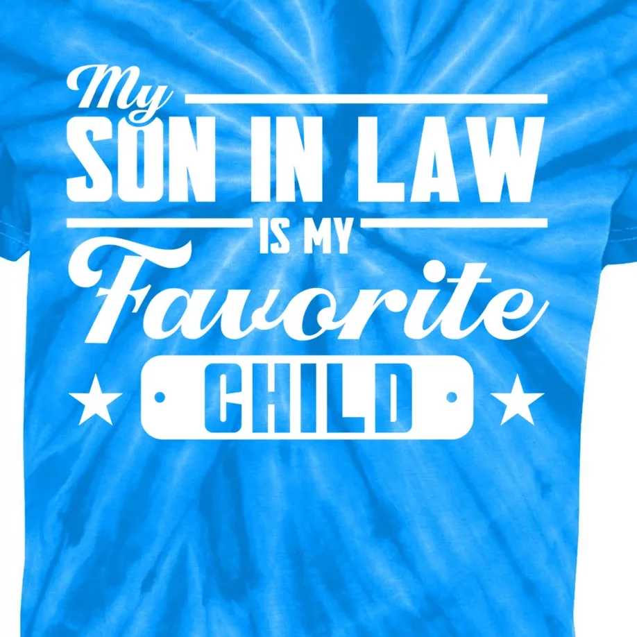 My Son In Law Is My Favorite Family Meaningful Gift Kids Tie-Dye T-Shirt