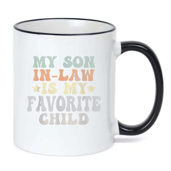 My Son In Law Is My Favorite Child Funny Family Matching Black Color Changing Mug