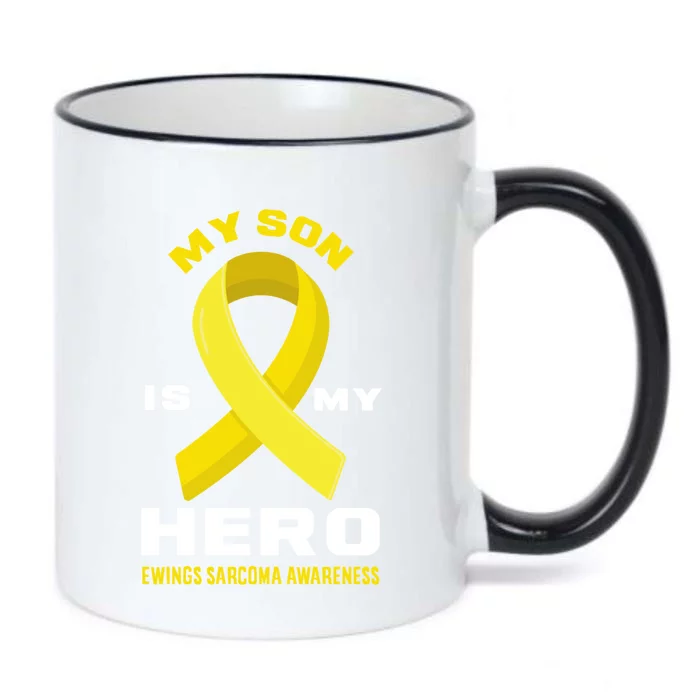 My Son Is My Hero Ewings Sarcoma Awareness Funny Gift Black Color Changing Mug