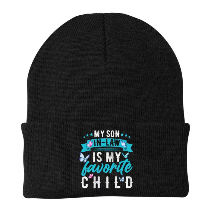 My Son In Law Is My Favorite Child Son In Law Funny Knit Cap Winter Beanie